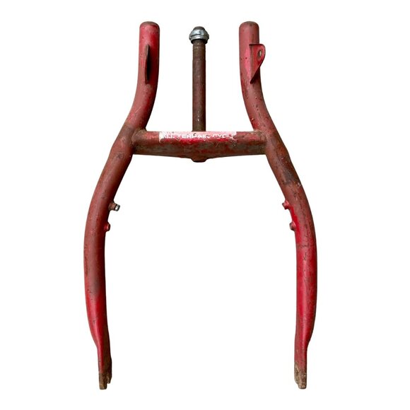 Vintage Honda ATC Front Forks ATV 3-Wheeler 1980's All Terrain Cycle Red - Picture 1 of 4